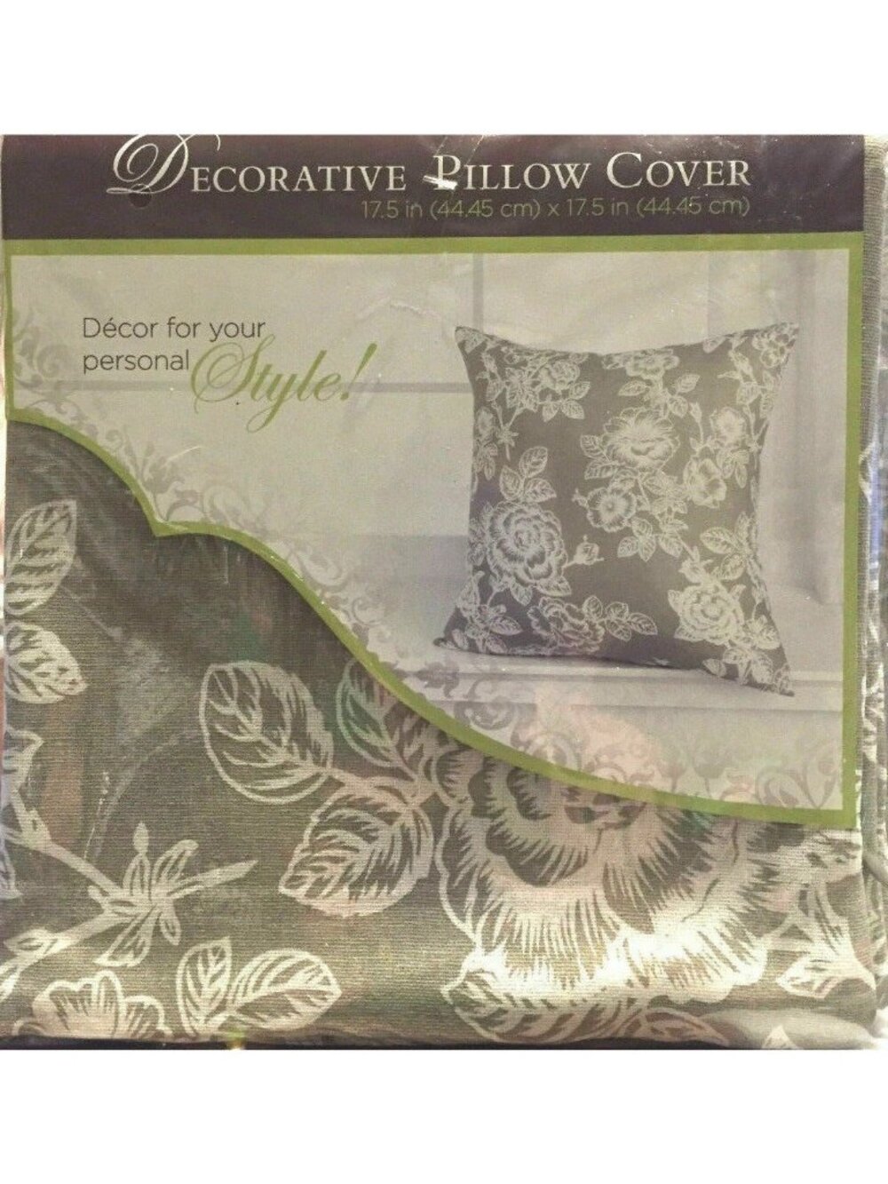 Decorative Throw Pillow Covers Only 17.5″ X 17.5″ Square Polyester Mix 2011 (1)